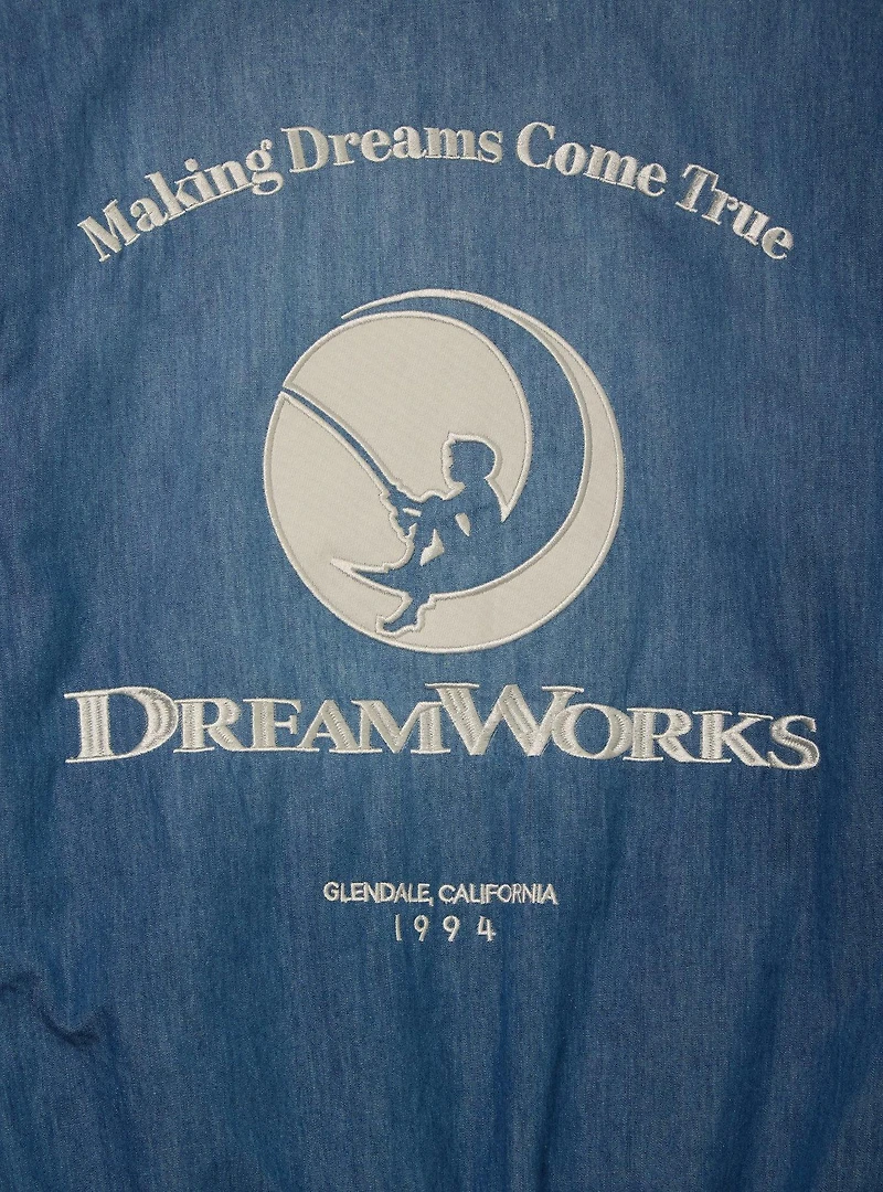 DreamWorks Denim Varsity Jacket (BoxLunch 10th Anniversary) — BoxLunch Exclusive