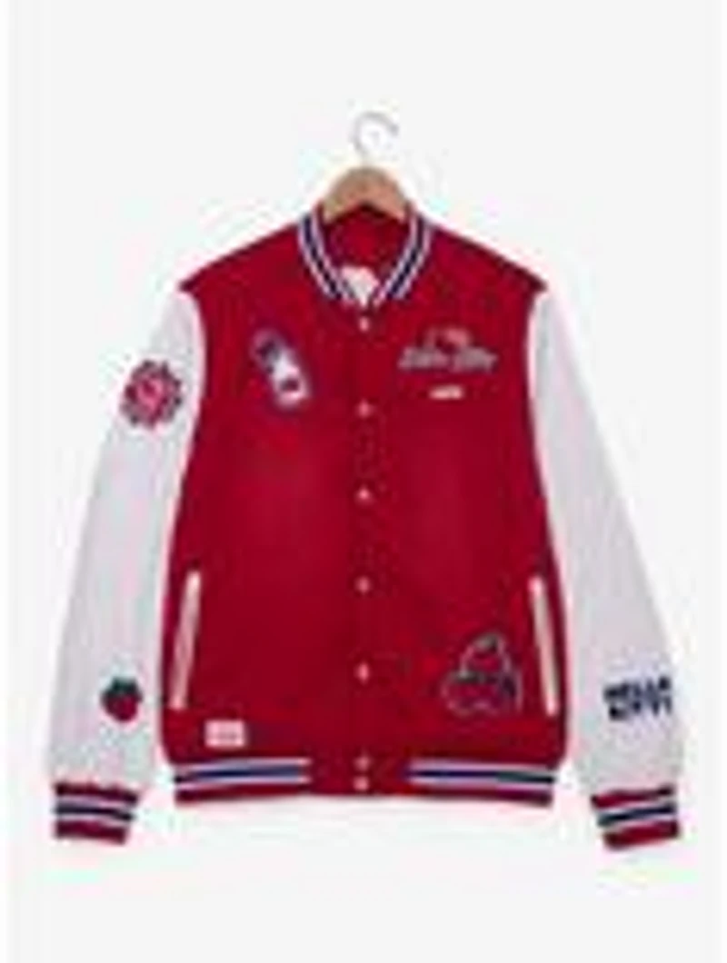 Sanrio Denim Varsity Jacket (BoxLunch 10th Anniversary) - BoxLunch Exclusive
