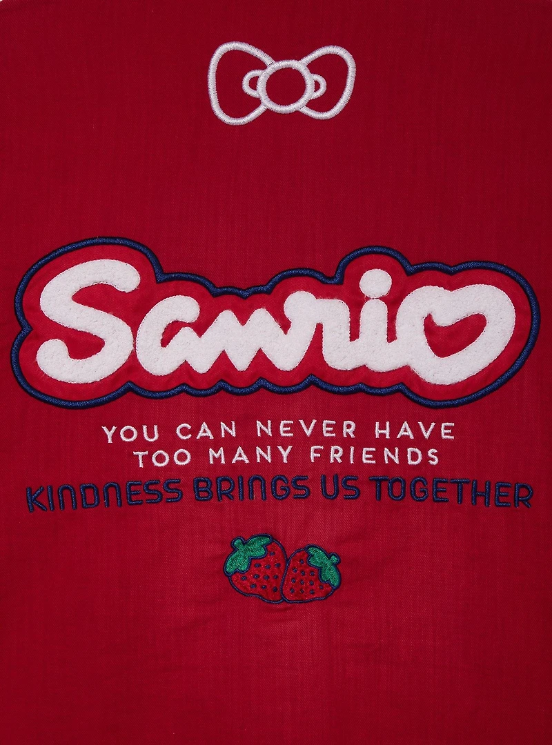 Sanrio Denim Varsity Jacket (BoxLunch 10th Anniversary) - BoxLunch Exclusive