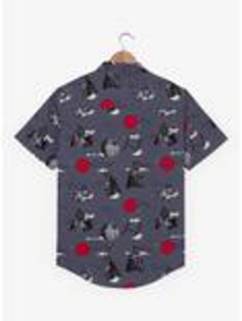 Star Wars Darth Vader Dark Side Allover Print Woven Button-Up — BoxLunch Exclusive