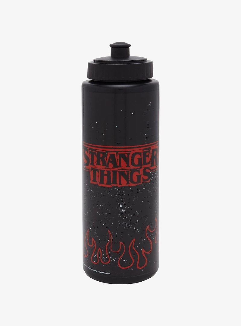 Stranger Things Hellfire Club Logo Squeeze Water Bottle - BoxLunch Exclusive