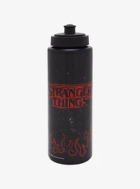 Stranger Things Hellfire Club Logo Squeeze Water Bottle - BoxLunch Exclusive