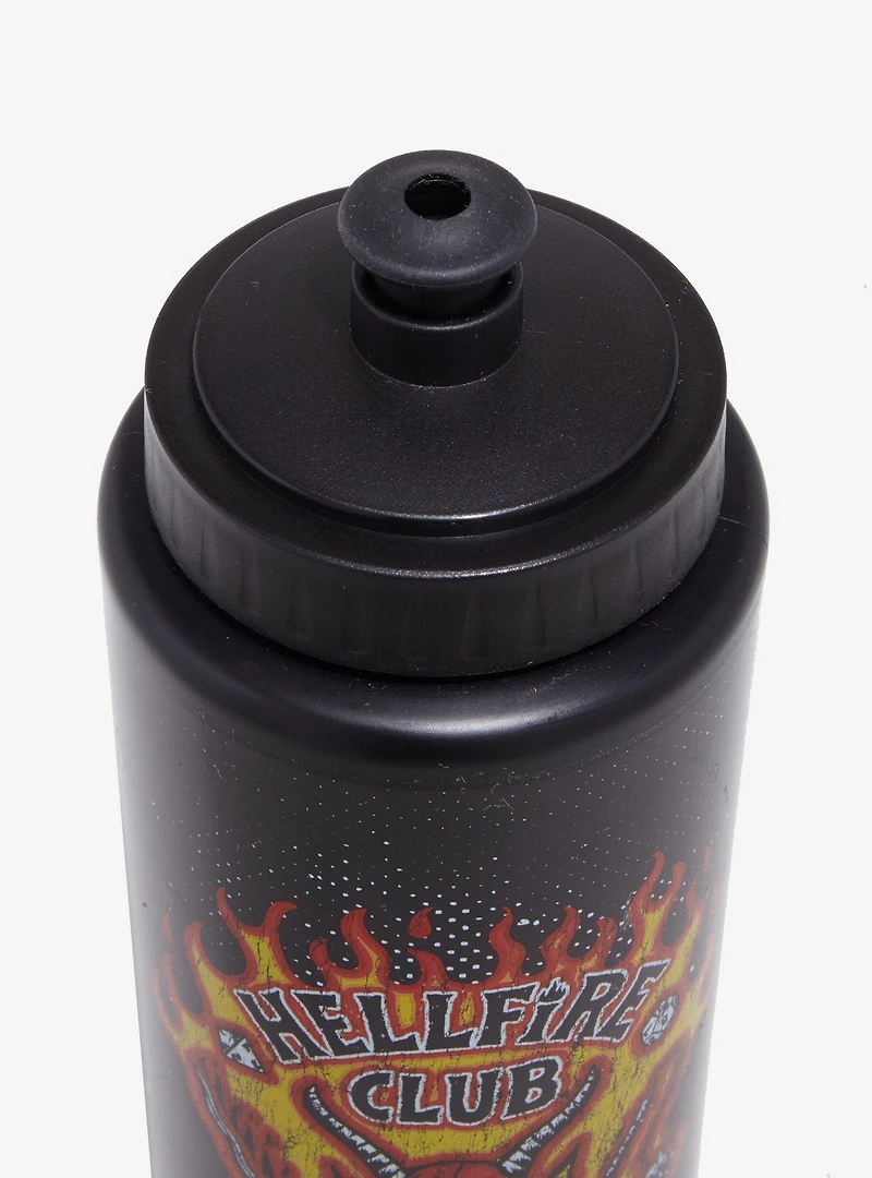 Stranger Things Hellfire Club Logo Squeeze Water Bottle - BoxLunch Exclusive