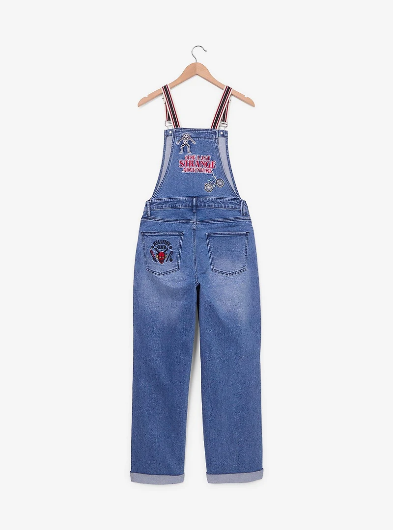 Stranger Things Patches Women's Denim Overalls - BoxLunch Exclusive
