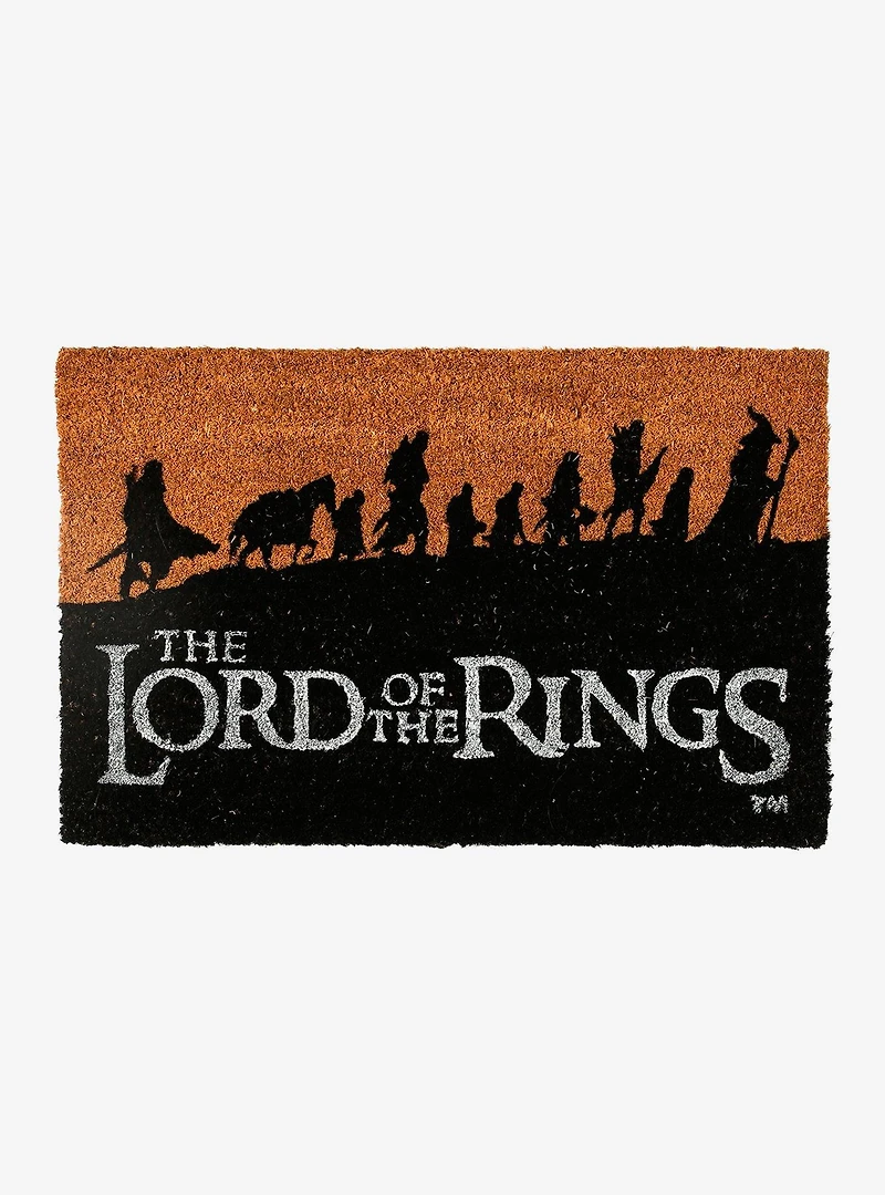 The Lord of The Rings Group Walking Silhouette Door Mat