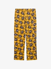 Harry Potter Hufflepuff Checkered Allover Print Sleep Pants — BoxLunch Exclusive