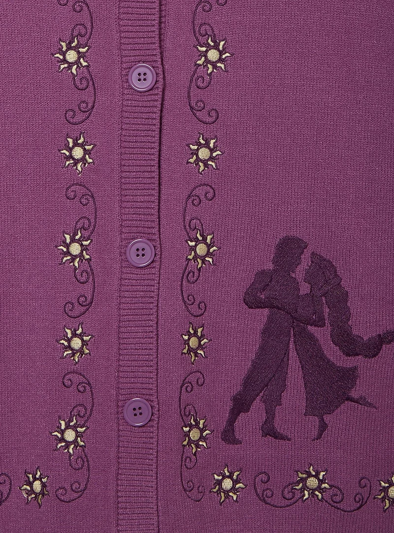 Disney Tangled Corona Suns Embroidered Women's Plus Cardigan - BoxLunch Exclusive