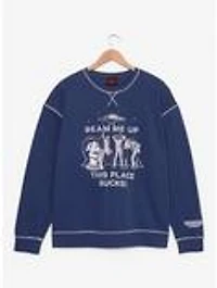 Stranger Things Beam Me Up Women's Crewneck — BoxLunch Exclusive