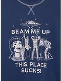 Stranger Things Beam Me Up Women's Crewneck — BoxLunch Exclusive