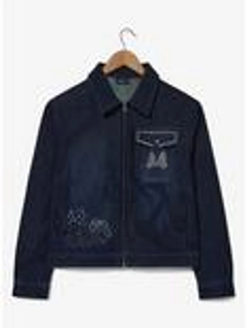 Disney Minnie Mouse Rhinestone Women's Denim Jacket - BoxLunch Exclusive