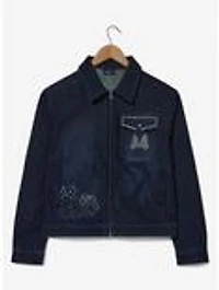 Disney Minnie Mouse Rhinestone Women's Denim Jacket - BoxLunch Exclusive