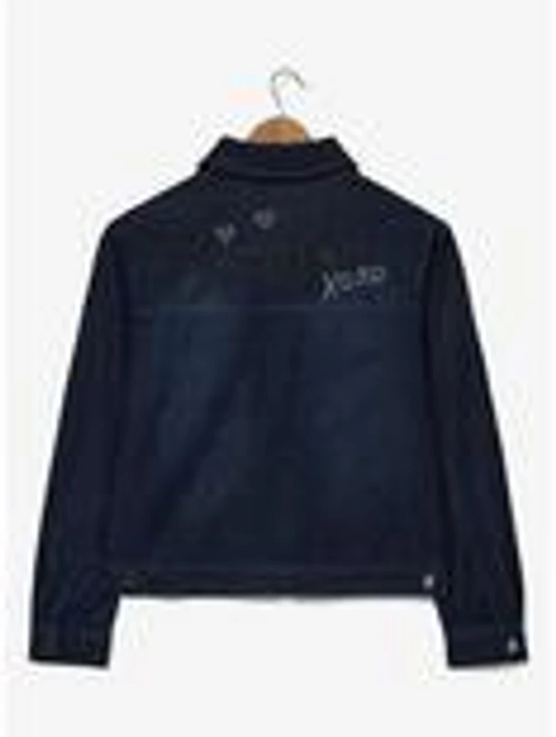 Disney Minnie Mouse Rhinestone Women's Denim Jacket - BoxLunch Exclusive