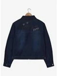 Disney Minnie Mouse Rhinestone Women's Plus Denim Jacket - BoxLunch Exclusive