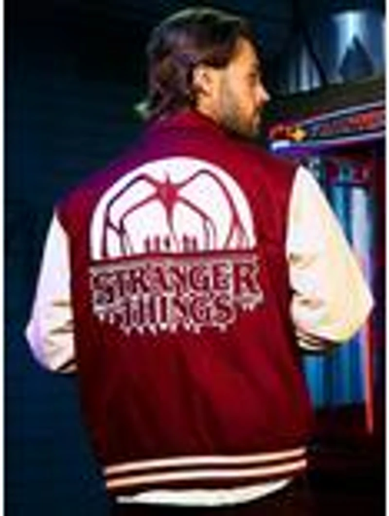 Stranger Things Logo Retro Varisty Jacket - BoxLunch Exclusive