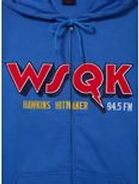 Stranger Things WSQK Hawkins Hitmaker Zippered Hoodie — BoxLunch Exclusive