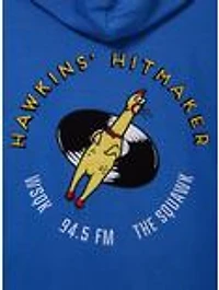 Stranger Things WSQK Hawkins Hitmaker Zippered Hoodie — BoxLunch Exclusive