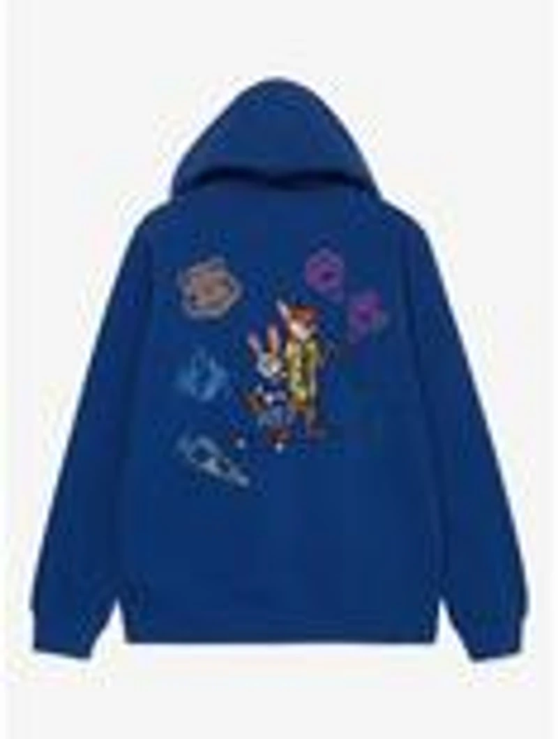 Disney Zootopia Embroidered Characters Zippered Hoodie - BoxLunch Exclusive