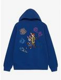 Disney Zootopia Embroidered Characters Zippered Hoodie - BoxLunch Exclusive