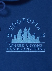 Disney Zootopia Embroidered Characters Zippered Hoodie - BoxLunch Exclusive