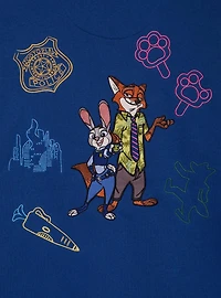 Disney Zootopia Embroidered Characters Zippered Hoodie - BoxLunch Exclusive