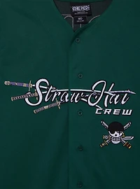 One Piece Straw Hat Crew Zoro Baseball Jersey — BoxLunch Exclusive
