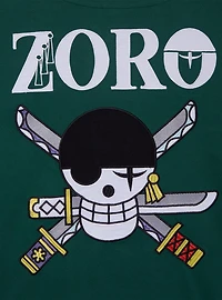 One Piece Straw Hat Crew Zoro Baseball Jersey — BoxLunch Exclusive