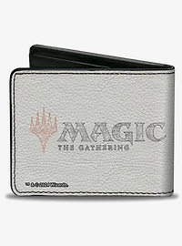 Magic: The Gathering White Mana Sun Icon and Logo Bifold Wallet