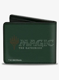 Magic: The Gathering Green Mana Tree Icon and Logo Bifold Wallet