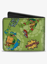 Teenage Mutant Ninja Turtles Cowabunga Skateboarding Bifold Wallet
