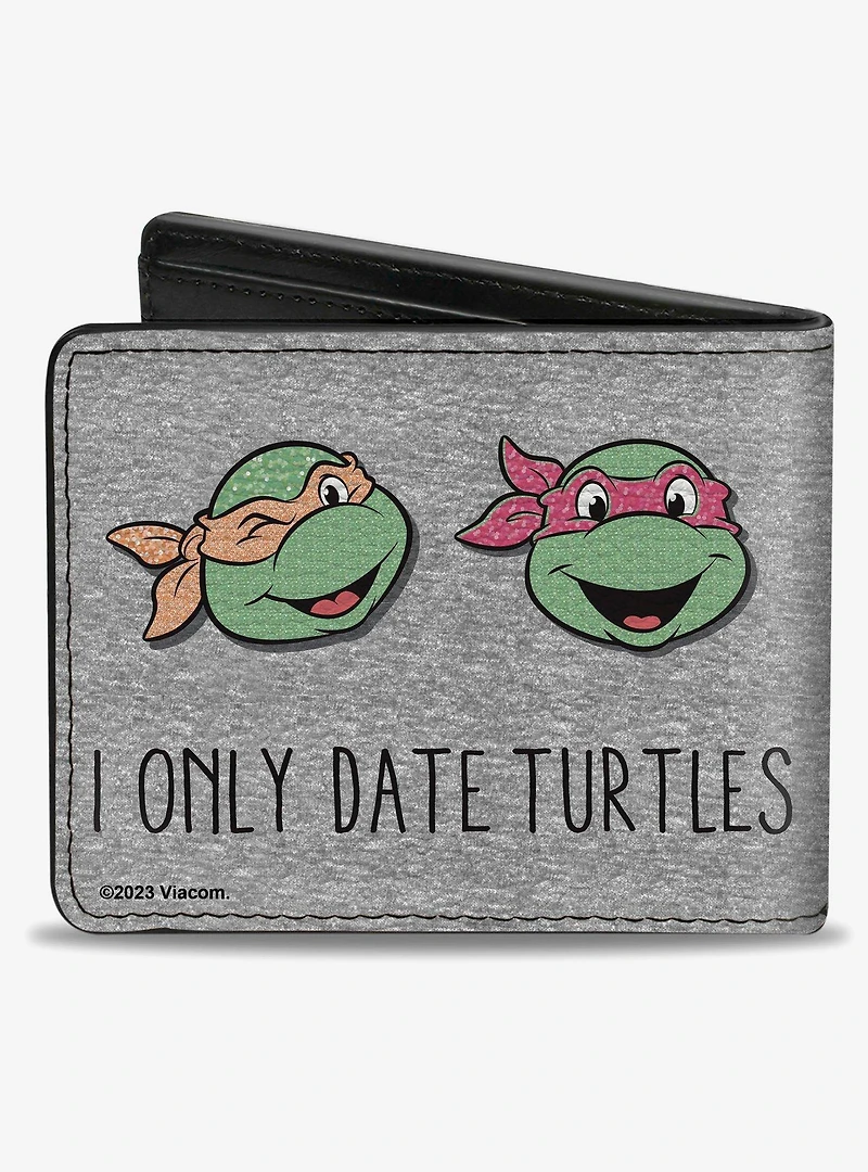 Teenage Mutant Ninja Turtles I Only Date Turtles Expressions Bifold Wallet