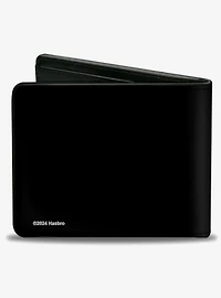 Ouija Board Replica Black Wood Grain Bifold Wallet