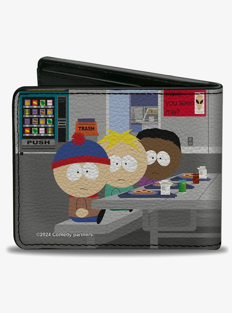 South Park Boys Group Cafeteria Table Scene Bifold Wallet