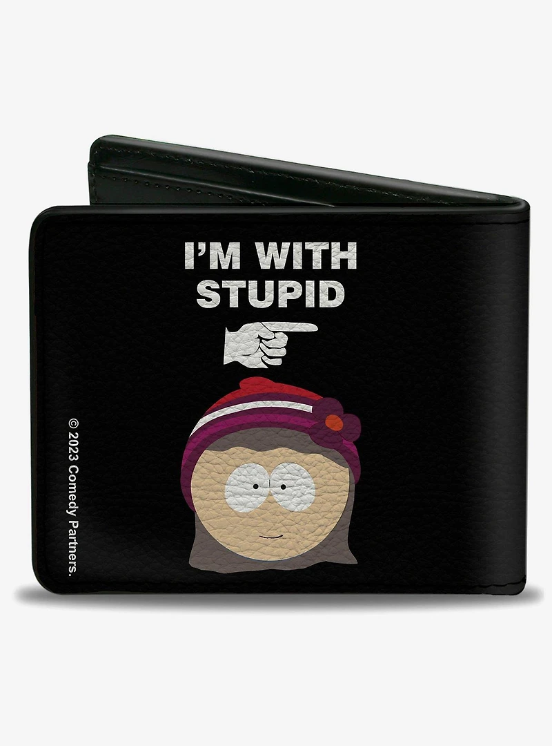 South Park Cartman and Heidi I'm With Quotes Bifold Wallet