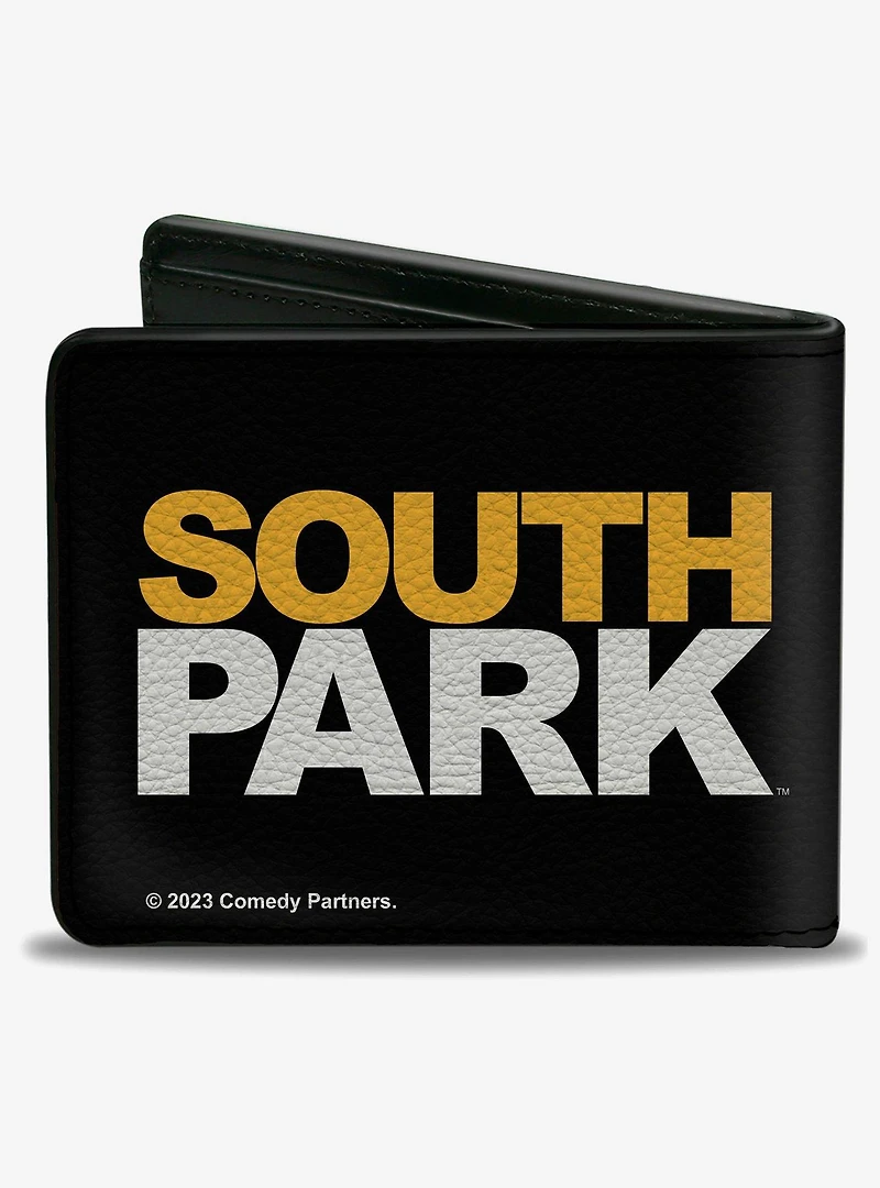 South Park Cartman Mooning Pose and Logo Bifold Wallet