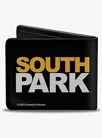 South Park Cartman Mooning Pose and Logo Bifold Wallet