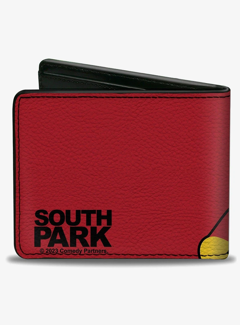 South Park Cartman Face Character Close Up Bifold Wallet
