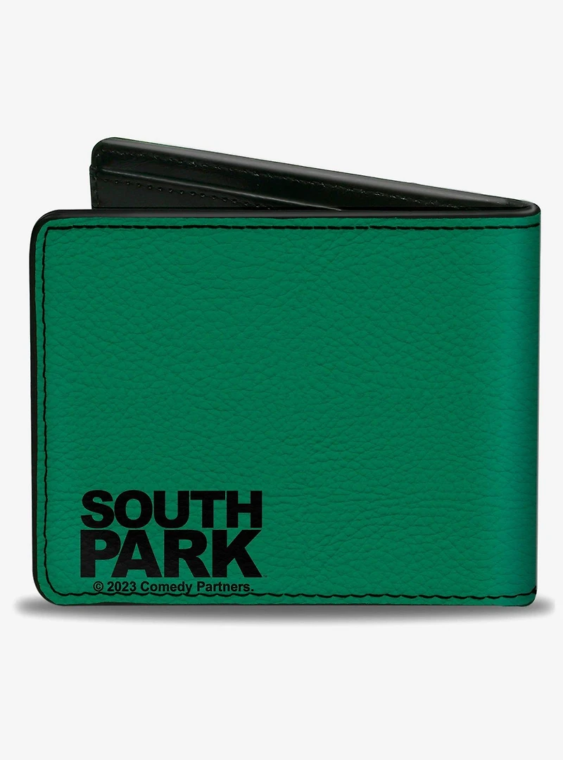 South Park Kyle Face Character Close Up Bifold Wallet