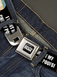 South Park Cartman I Want My Cheesy Poofs Pose Seatbelt Buckle Belt