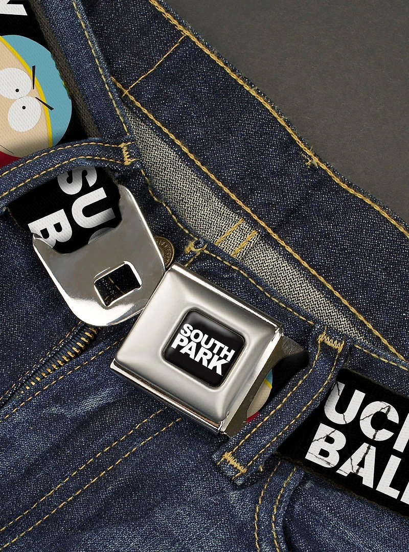 South Park Cartman Suck My Balls Pose Seatbelt Buckle Belt