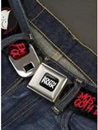 South Park Goth Firkle Emos Sucks My Balls Seatbelt Buckle Belt