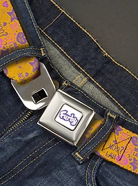 Furby Furbish Phrases and Icons Seatbelt Buckle Belt