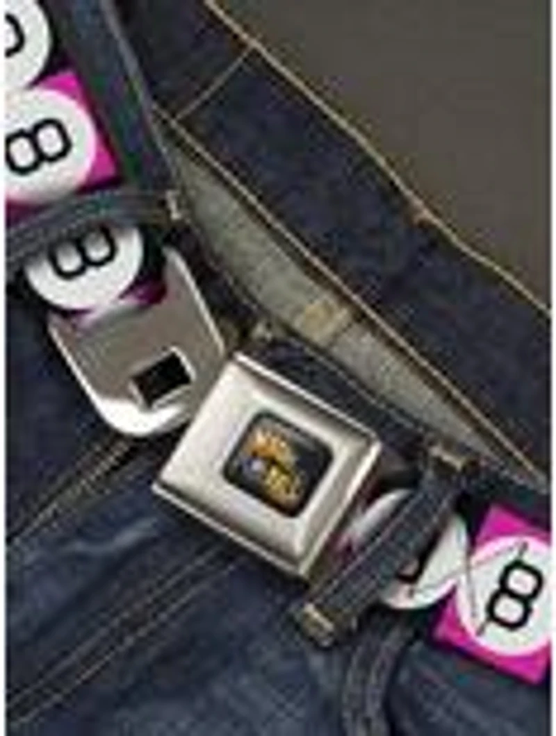 Magic 8 Ball Blocks Seatbelt Buckle Belt