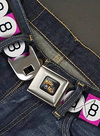 Magic 8 Ball Blocks Seatbelt Buckle Belt