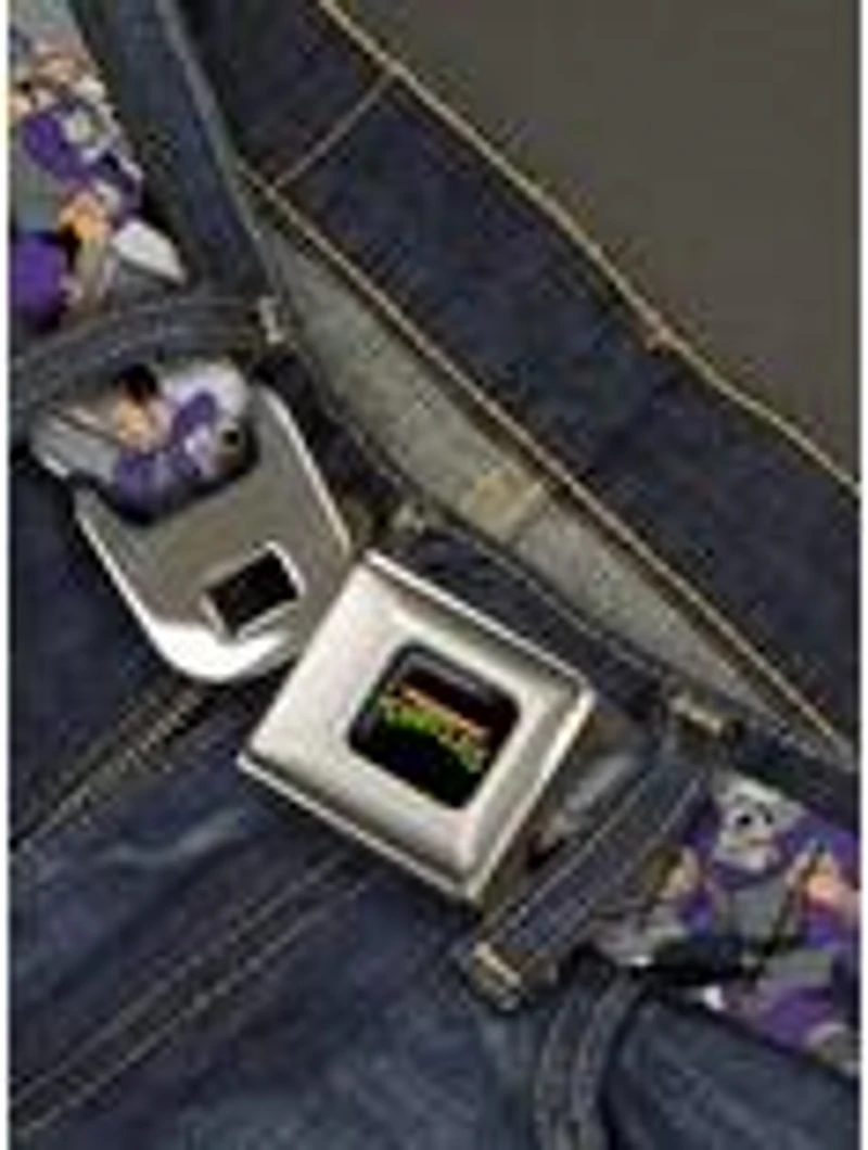 Teenage Mutant Ninja Turtles Shredder Poses Seatbelt Buckle Belt