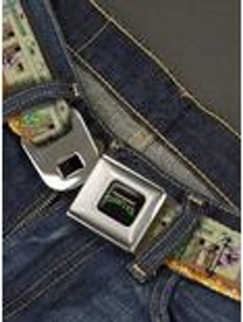 Teenage Mutant Ninja Turtles Battle Foot Soldiers Arcade Seatbelt Buckle Belt