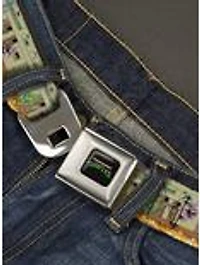 Teenage Mutant Ninja Turtles Battle Foot Soldiers Arcade Seatbelt Buckle Belt