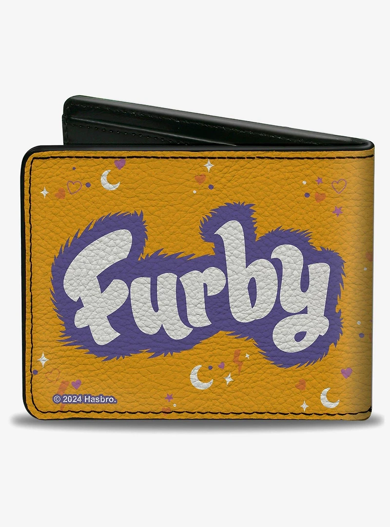 Furby Orange Furby Word To The Furb Heart Pose Bifold Wallet