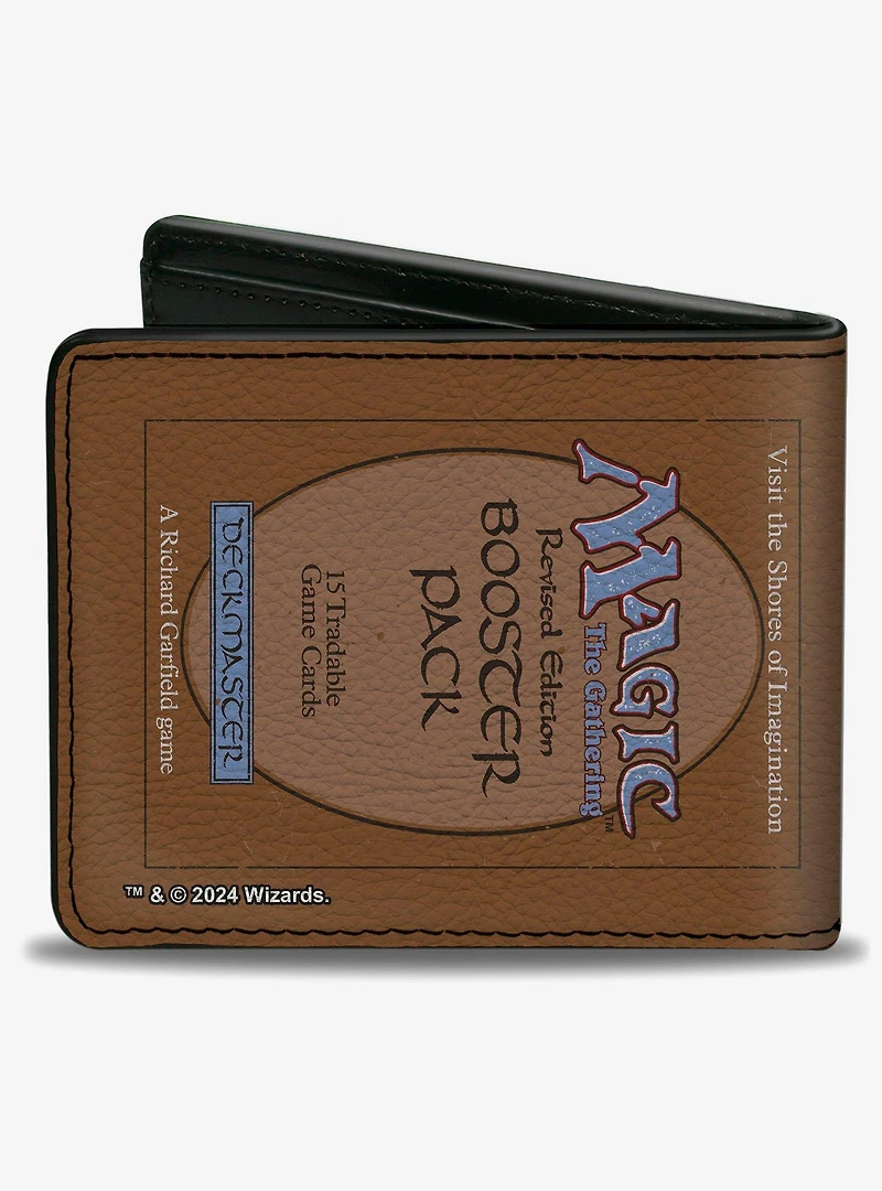 Magic: The Gathering Booster Pack Deckmaster Card Replica Bifold Wallet
