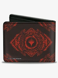 Magic: The Gathering Planeswalker Mountain Mana Traits Bifold Wallet
