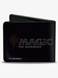 Magic: The Gathering Red Mana Fireball Icon and Logo Bifold Wallet